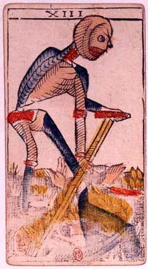 La Mort est la treizième lame du tarot de Marseille.  